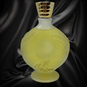 Vintage NEW Avon Skin-So-Soft Bath Oil 6 oz Frosted Glass Bird Pair Bottle USA